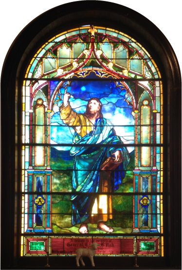 Stained Glass Window of Jesus